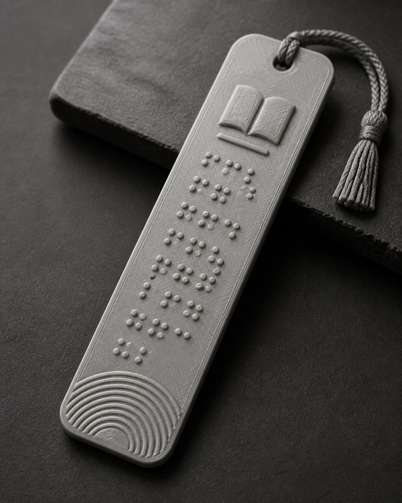 Tactile Braille 3D printed bookmark